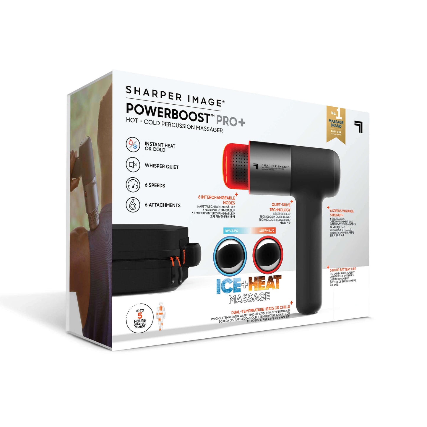 Sharper Image Pro+ Hot & Cold massagepistol